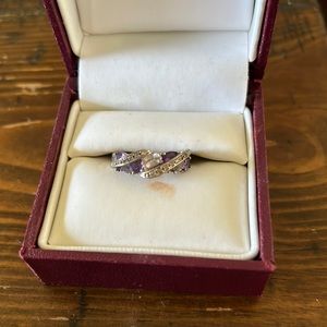 Helzberg diamonds amethyst ring